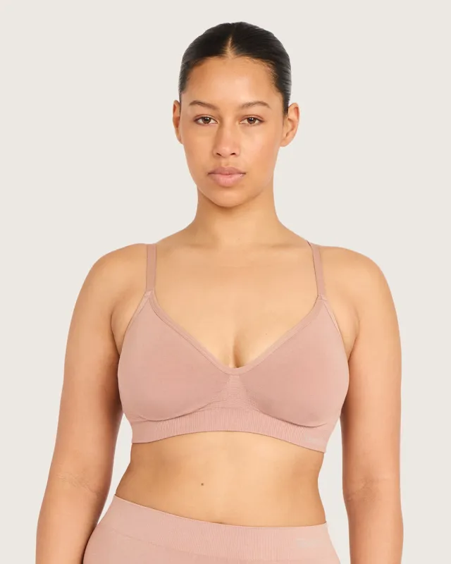 Wireless T-Shirt Bra - Chai made by Boody Eco Wear