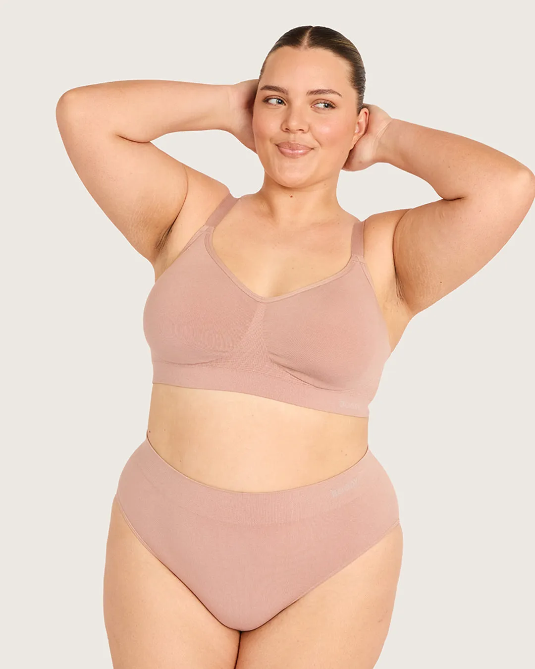 Wireless Full Bust T-Shirt Bra - Chai sold by Boody Eco Wear product image thumbnail 5