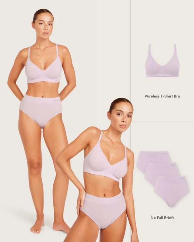 Everyday Comfort Pack - Orchid made by Boody Eco Wear