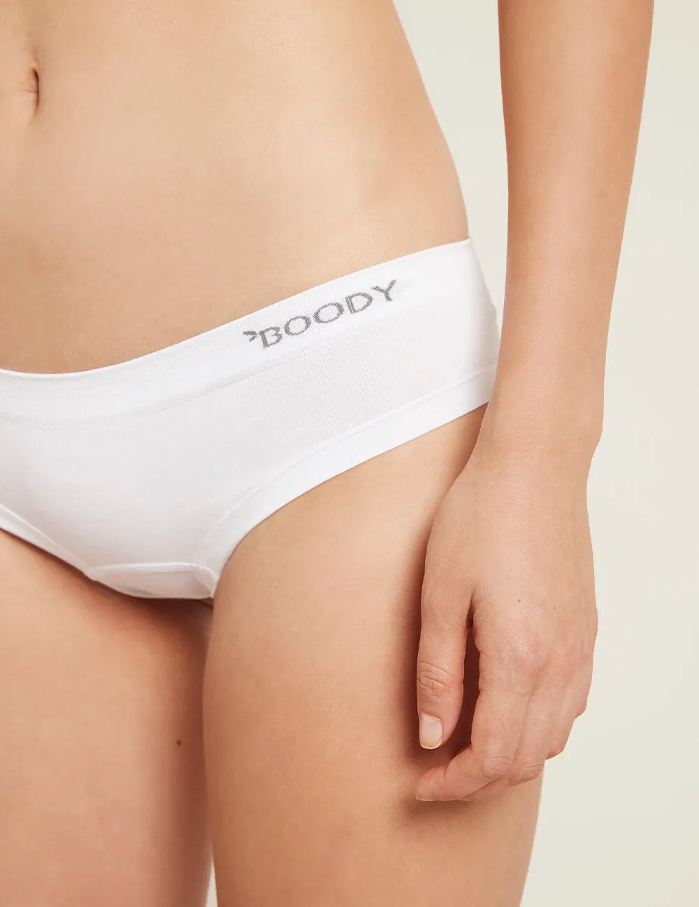 Brazilian Bikini - White sold by Boody Eco Wear product image thumbnail 3