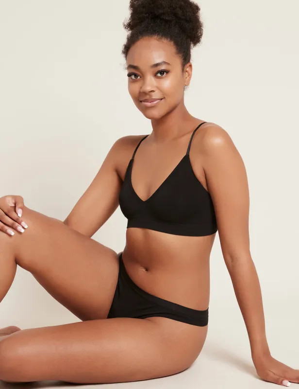 LYOLYTE Triangle Bralette - Black sold by Boody Eco Wear