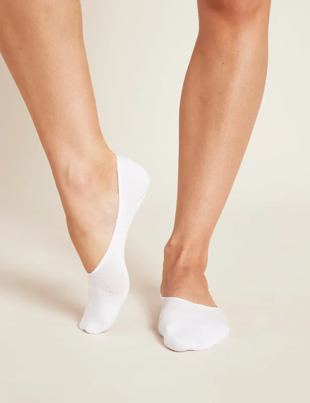 Women's Everyday Low-Cut Hidden Socks - White sold by Boody Eco Wear