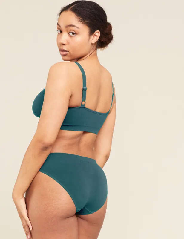 Full Bust Wireless Bra - Teal sold by Boody Eco Wear