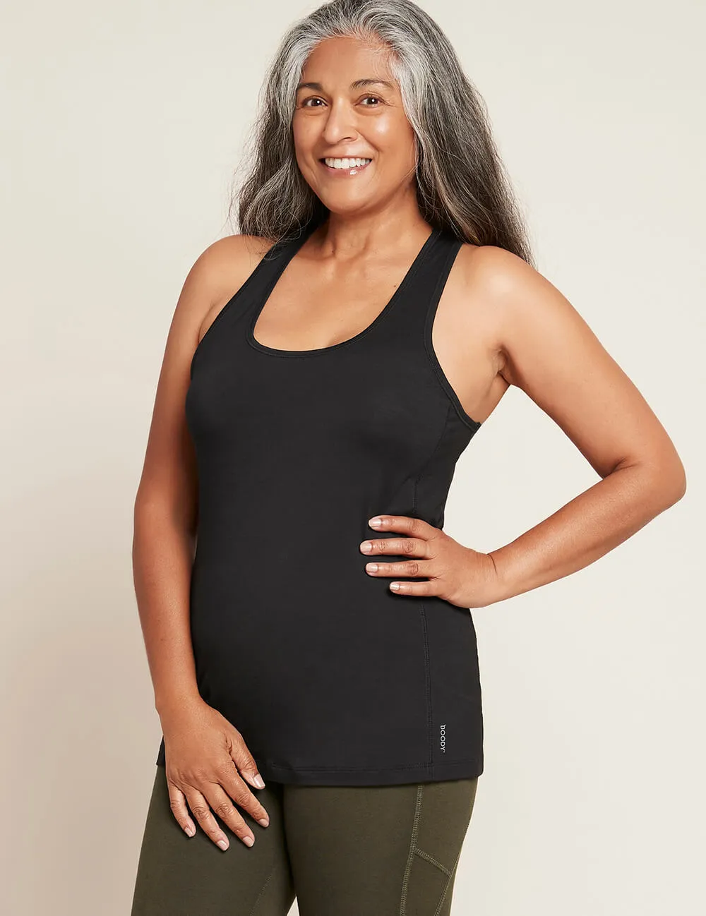 Racerback Active Tank - Black sold by Boody Eco Wear product image thumbnail 5