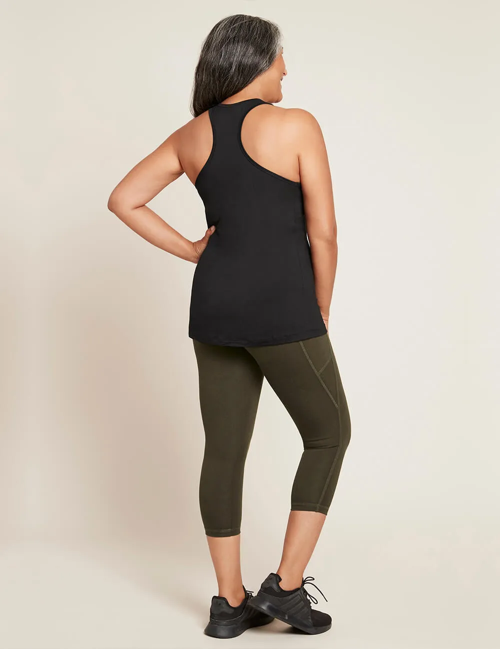 Racerback Active Tank - Black sold by Boody Eco Wear product image thumbnail 2
