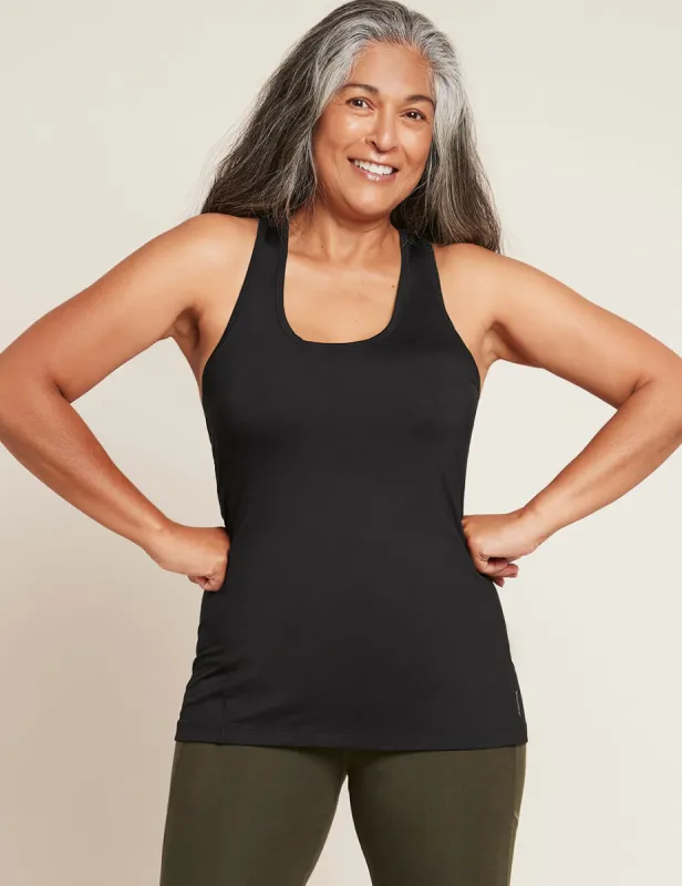 Racerback Active Tank - Black sold by Boody Eco Wear