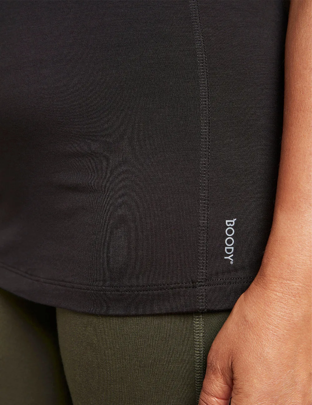 Racerback Active Tank - Black sold by Boody Eco Wear product image thumbnail 3