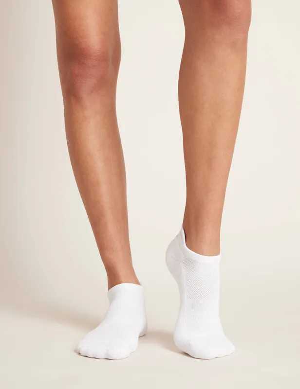Women's Sport Ankle Socks - White sold by Boody Eco Wear
