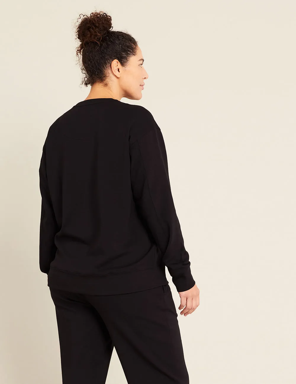 Unisex Crew Neck Sweater - Black sold by Boody Eco Wear product image thumbnail 5