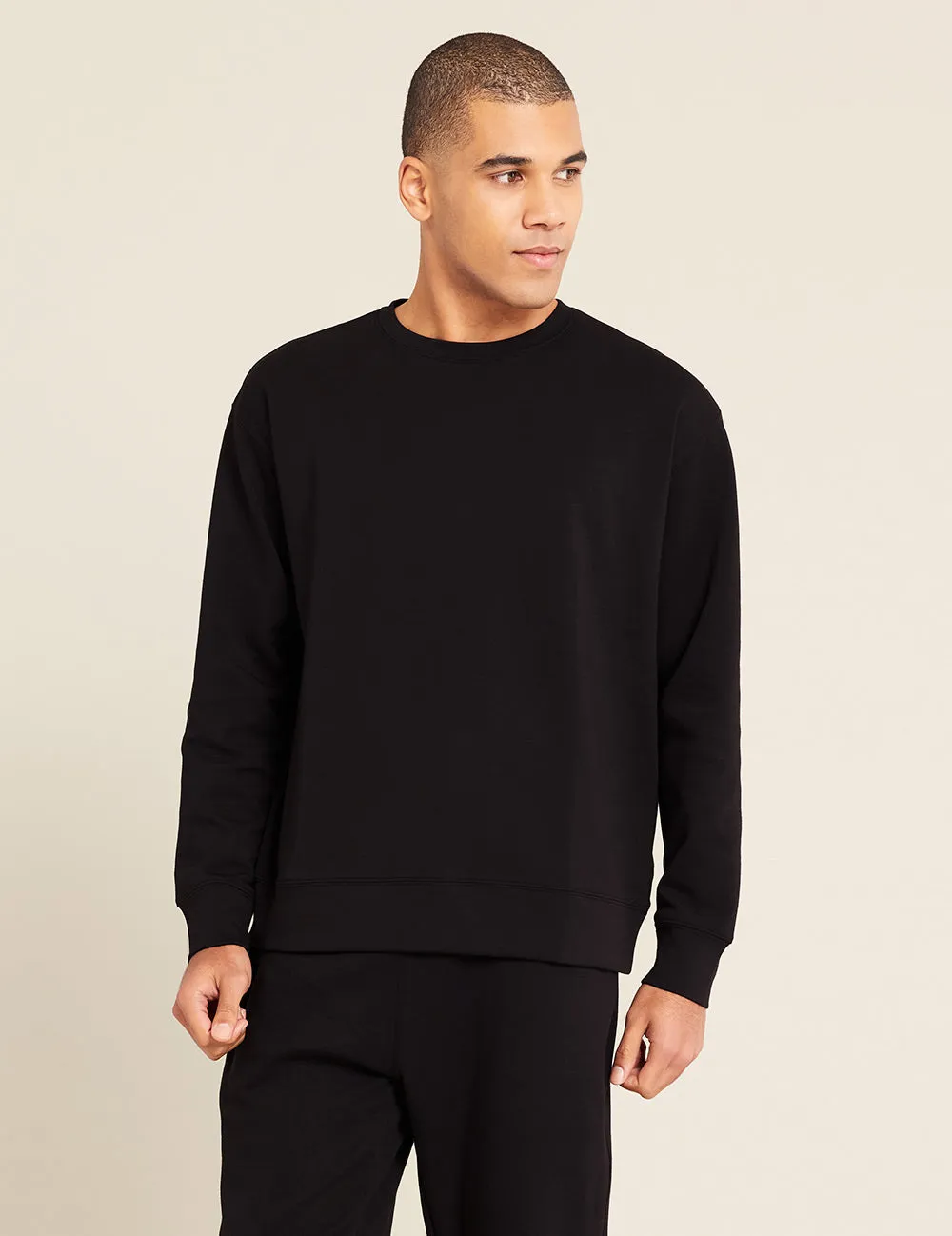 Unisex Crew Neck Sweater - Black sold by Boody Eco Wear product image thumbnail 2