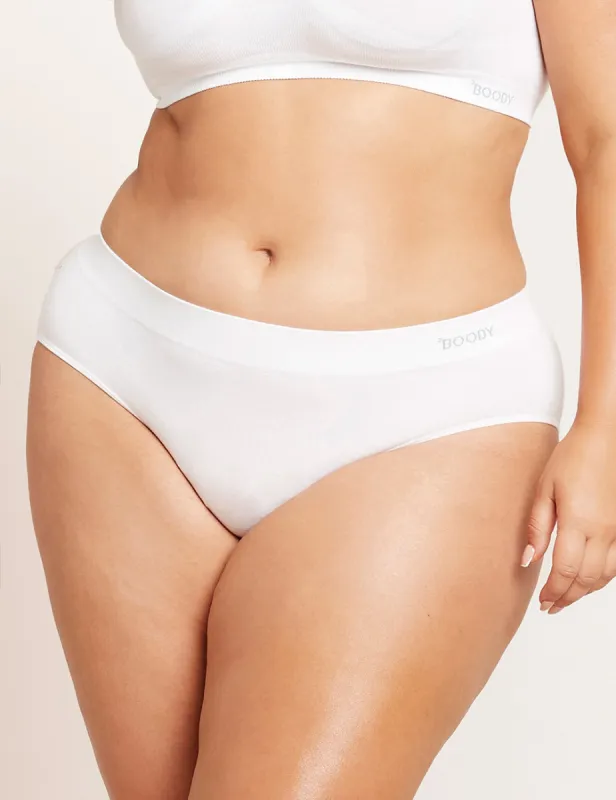 Midi Briefs - White sold by Boody Eco Wear