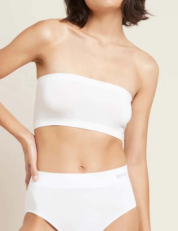 Bandeau Bra - White sold by Boody Eco Wear
