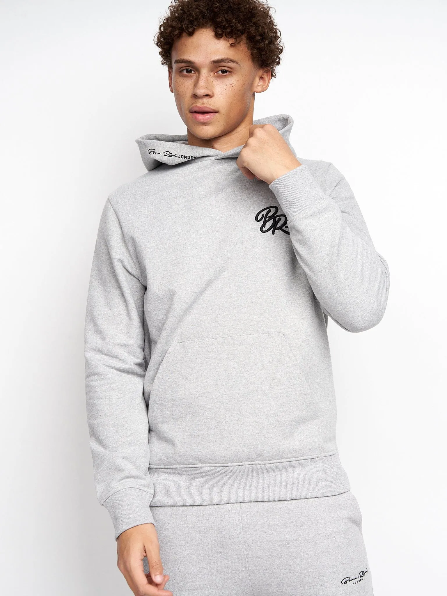 Mens Akuno Hoodie Grey sold by Brand Corner
