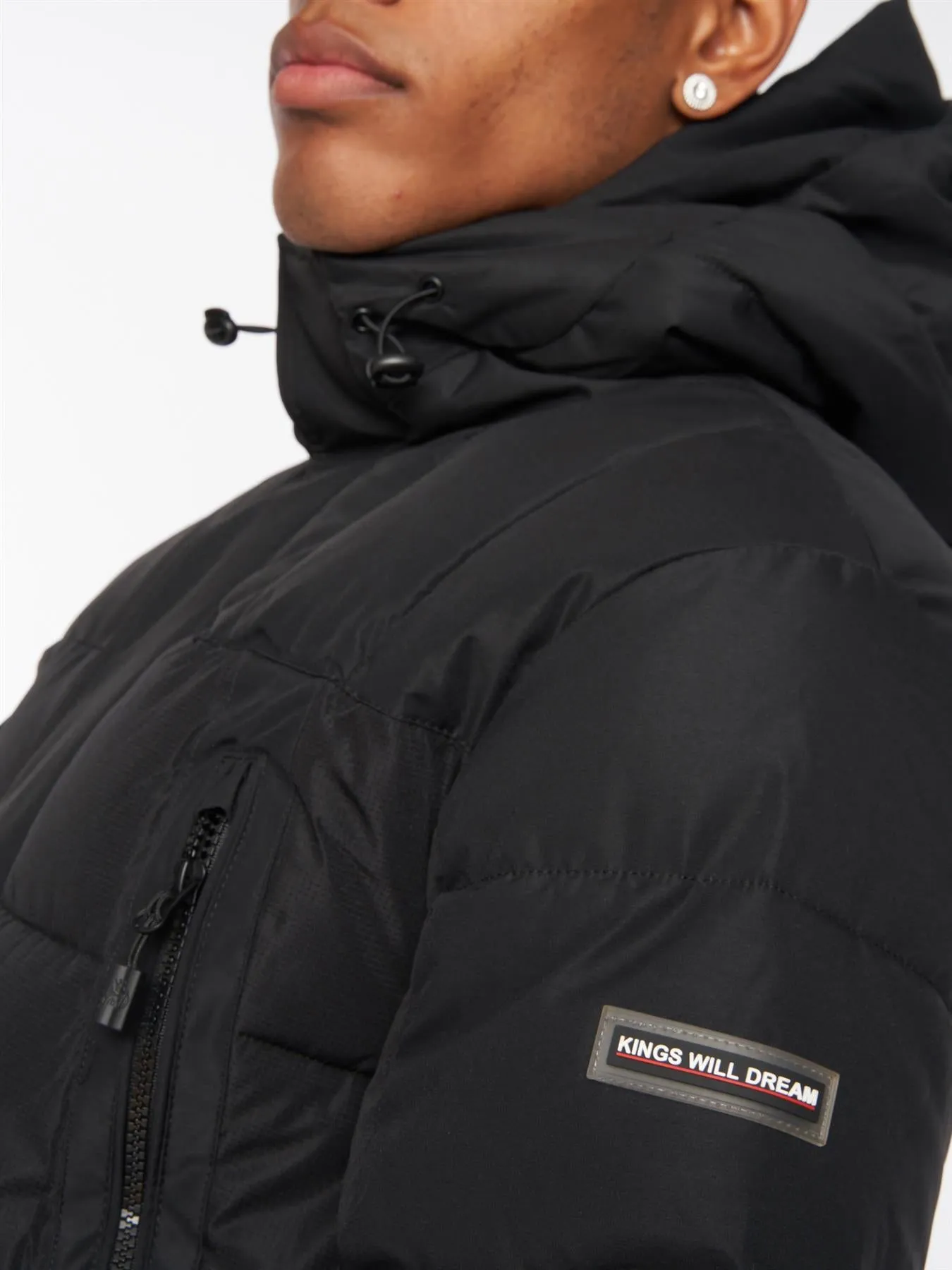 Deyton Short Puffer Jacket Black / Black sold by Brand Corner product image thumbnail 4
