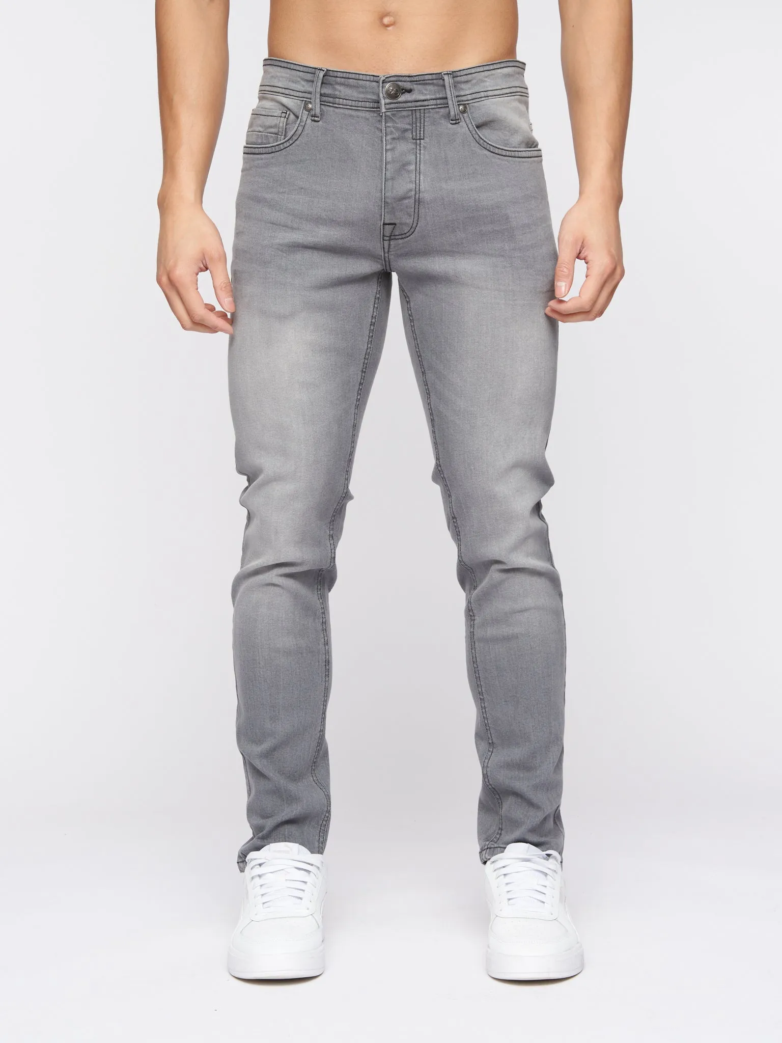 Buraca Slim Fit Denim Jeans Grey Wash sold by Brand Corner