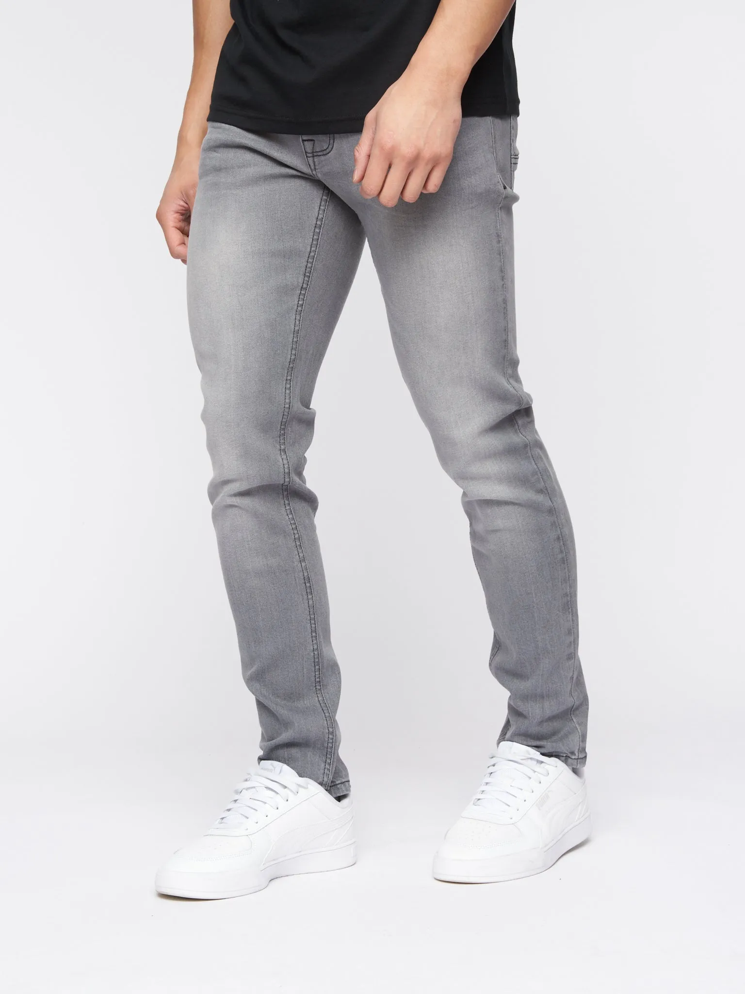 Buraca Slim Fit Denim Jeans Grey Wash sold by Brand Corner product image thumbnail 4