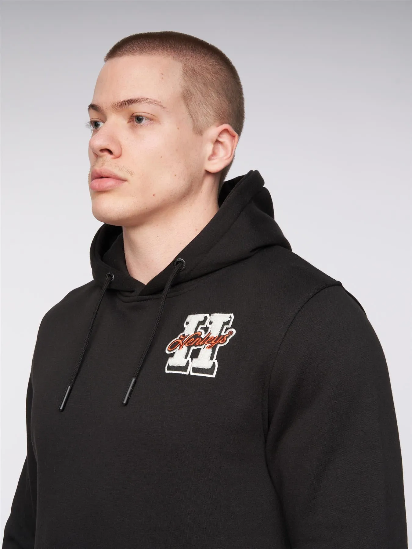Mens Aitchen Hoodie Black sold by Brand Corner product image thumbnail 4
