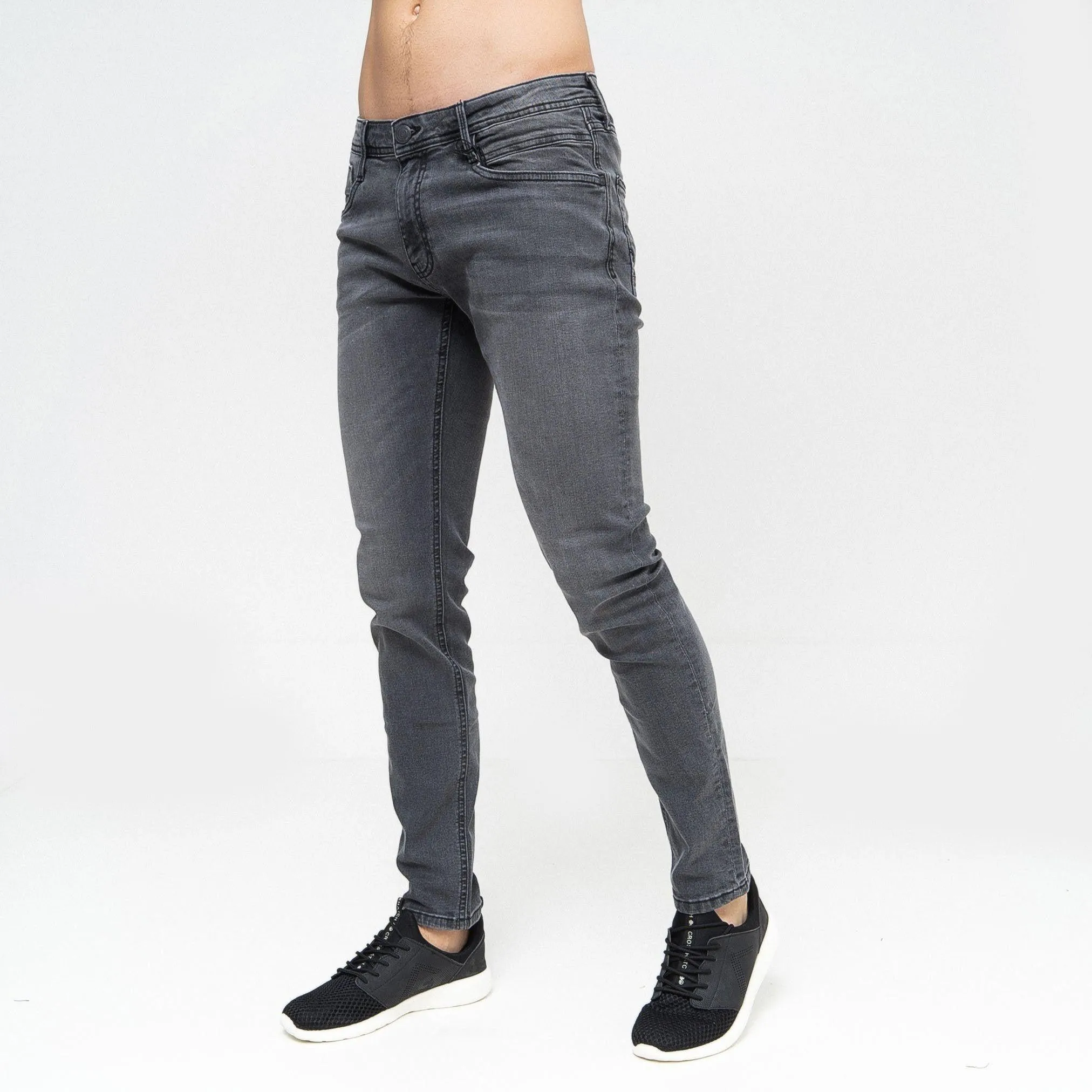 Mens Maylead Slim Fit Jeans Grey sold by Brand Corner