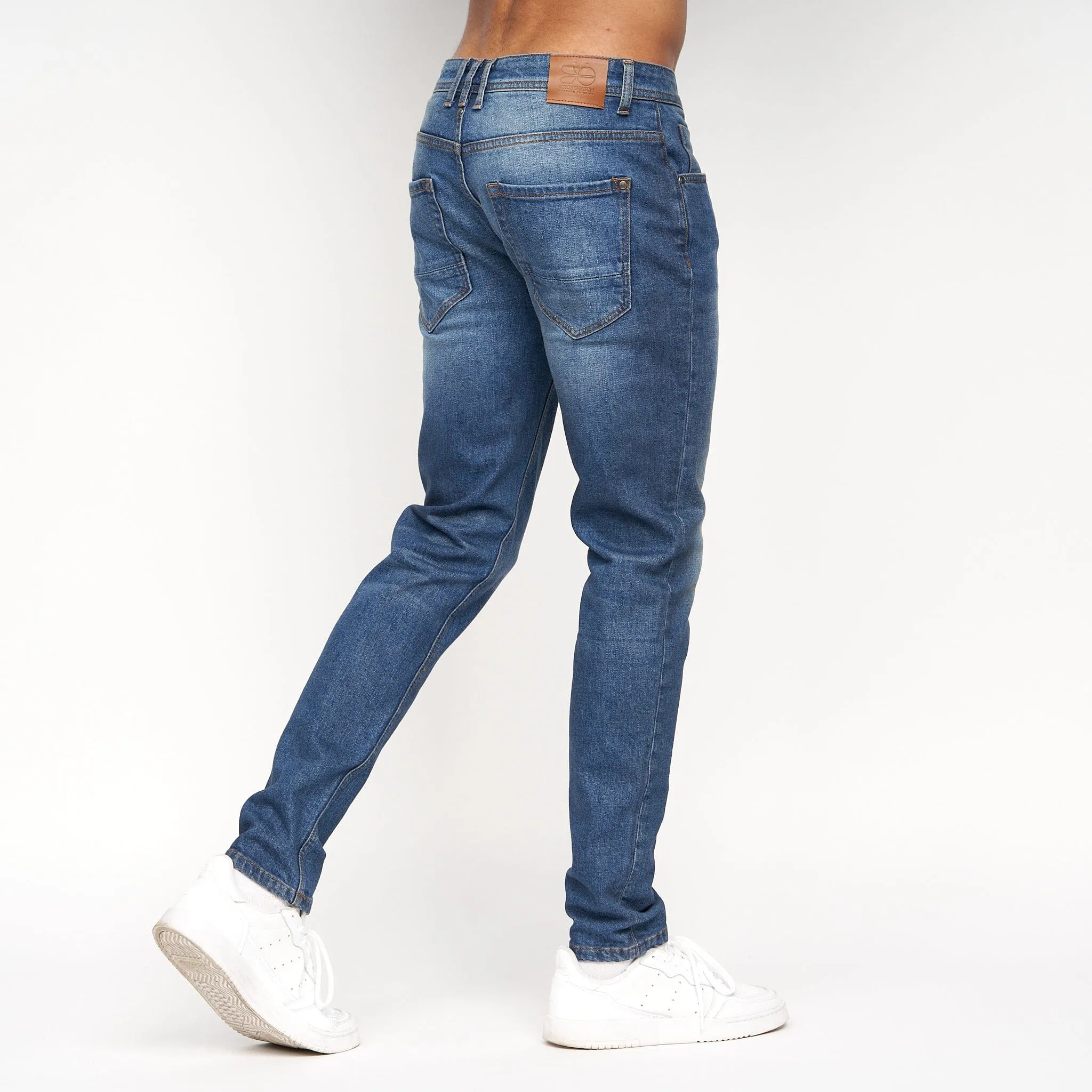 Crosshatch - Sheldons Slim Fit Jeans Stone Wash sold by Brand Corner product image thumbnail 3