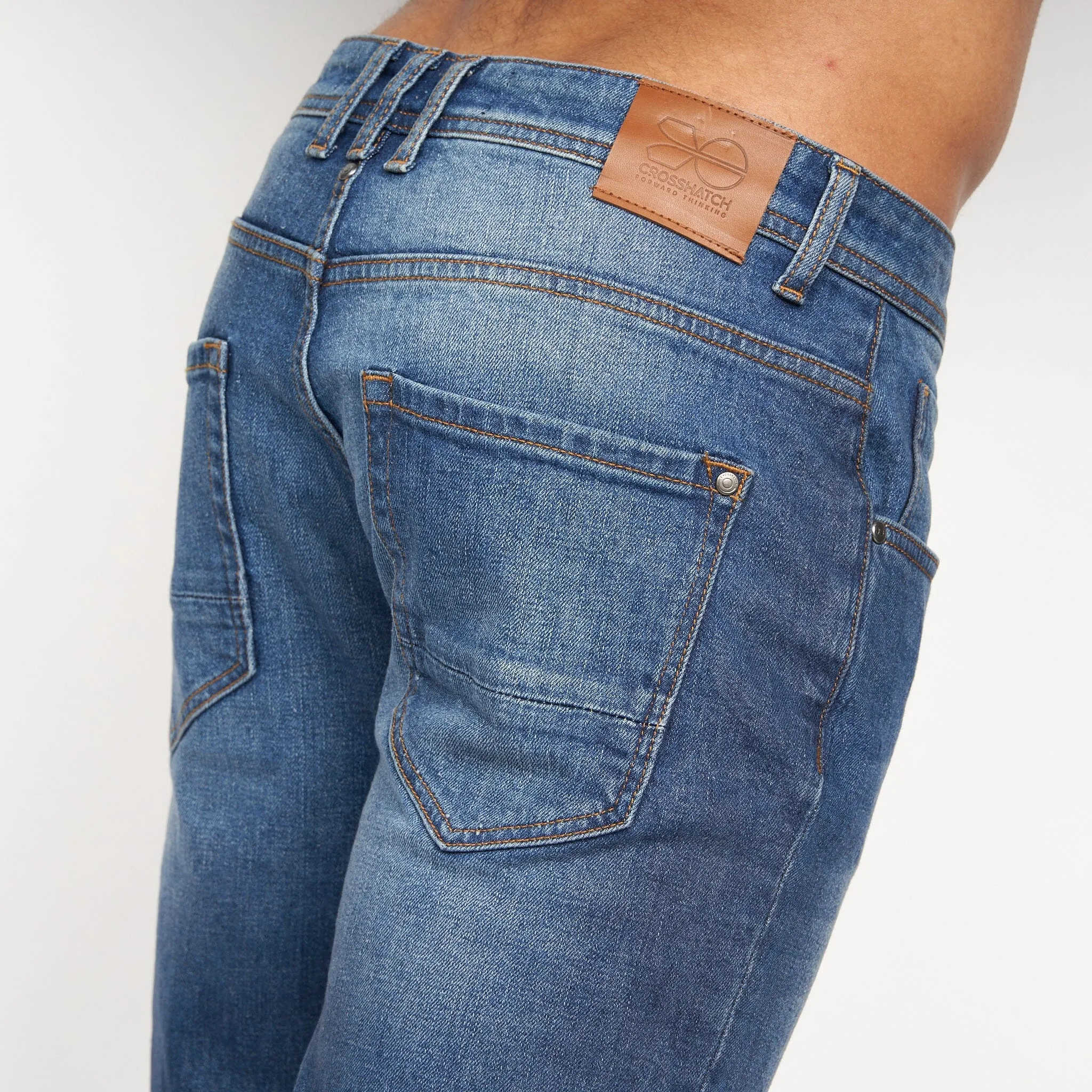 Crosshatch - Sheldons Slim Fit Jeans Stone Wash sold by Brand Corner product image thumbnail 5