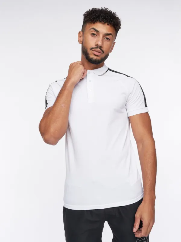 Allred Polo White sold by Brand Corner