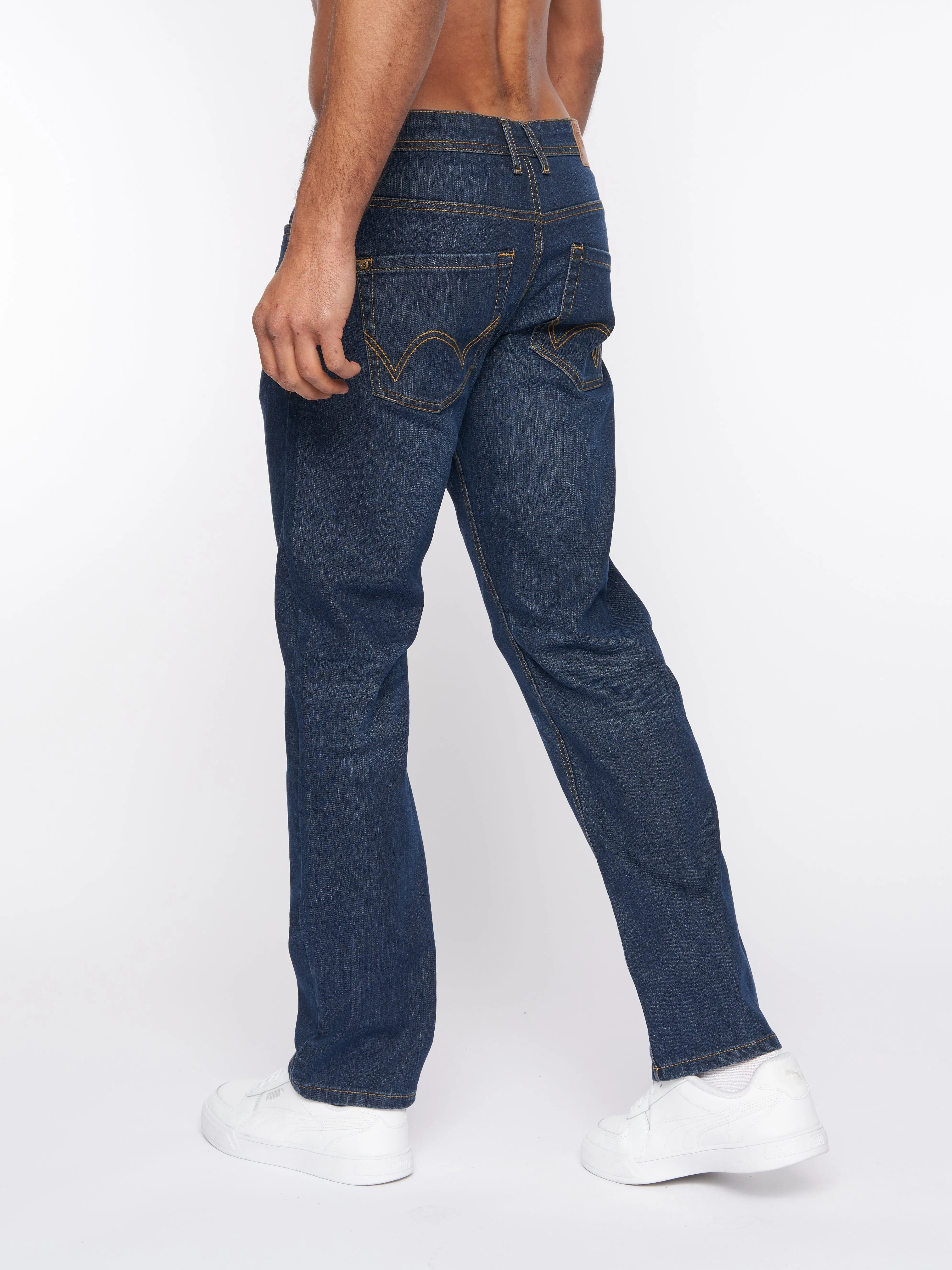 Mens Hydras Straight Leg Jeans Dark Wash sold by Brand Corner product image thumbnail 5