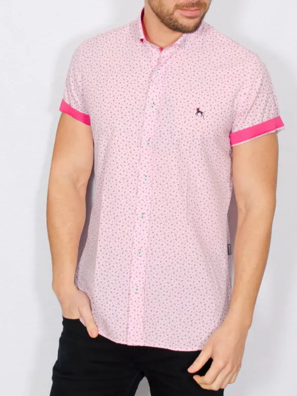 Blanca Short Sleeve Shirt Pink sold by Brand Corner