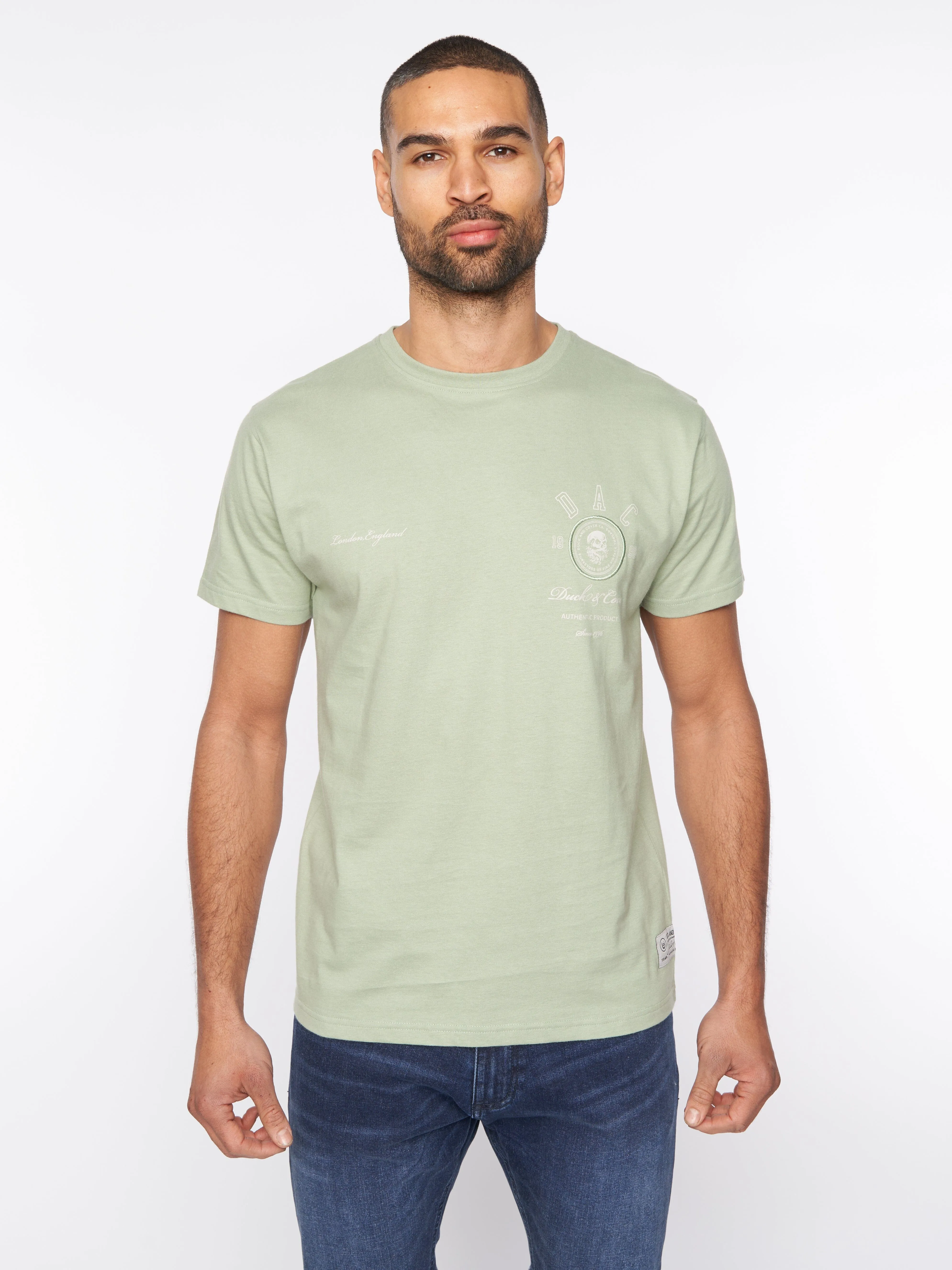 Harrell T-Shirt Sage sold by Brand Corner