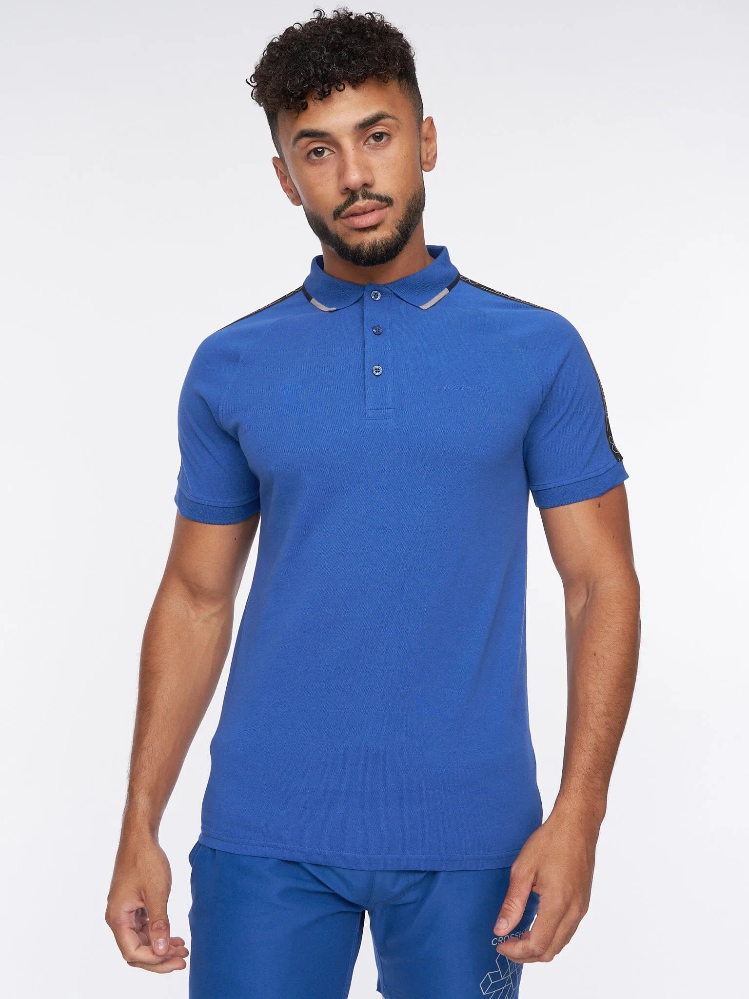 Allred Polo Blue sold by Brand Corner