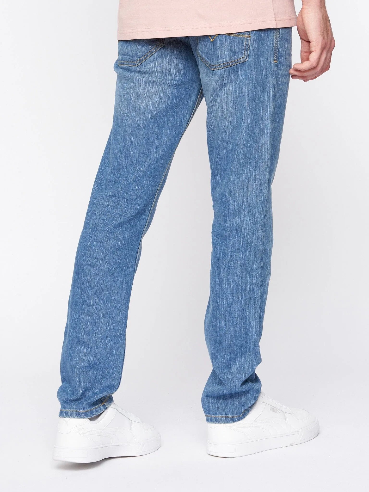 Mens Arles Slim Fit Jeans Light Wash sold by Brand Corner product image thumbnail 4
