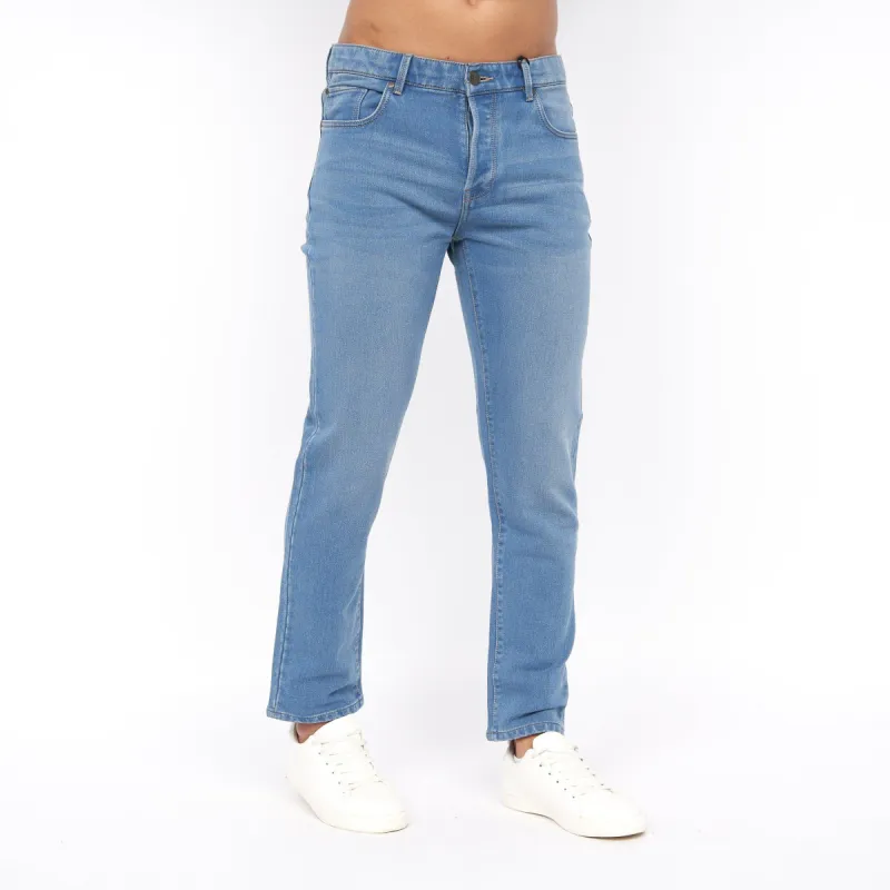 Crosshatch Mens Lampoons Slim Fit Jeans Light Wash sold by Brand Corner