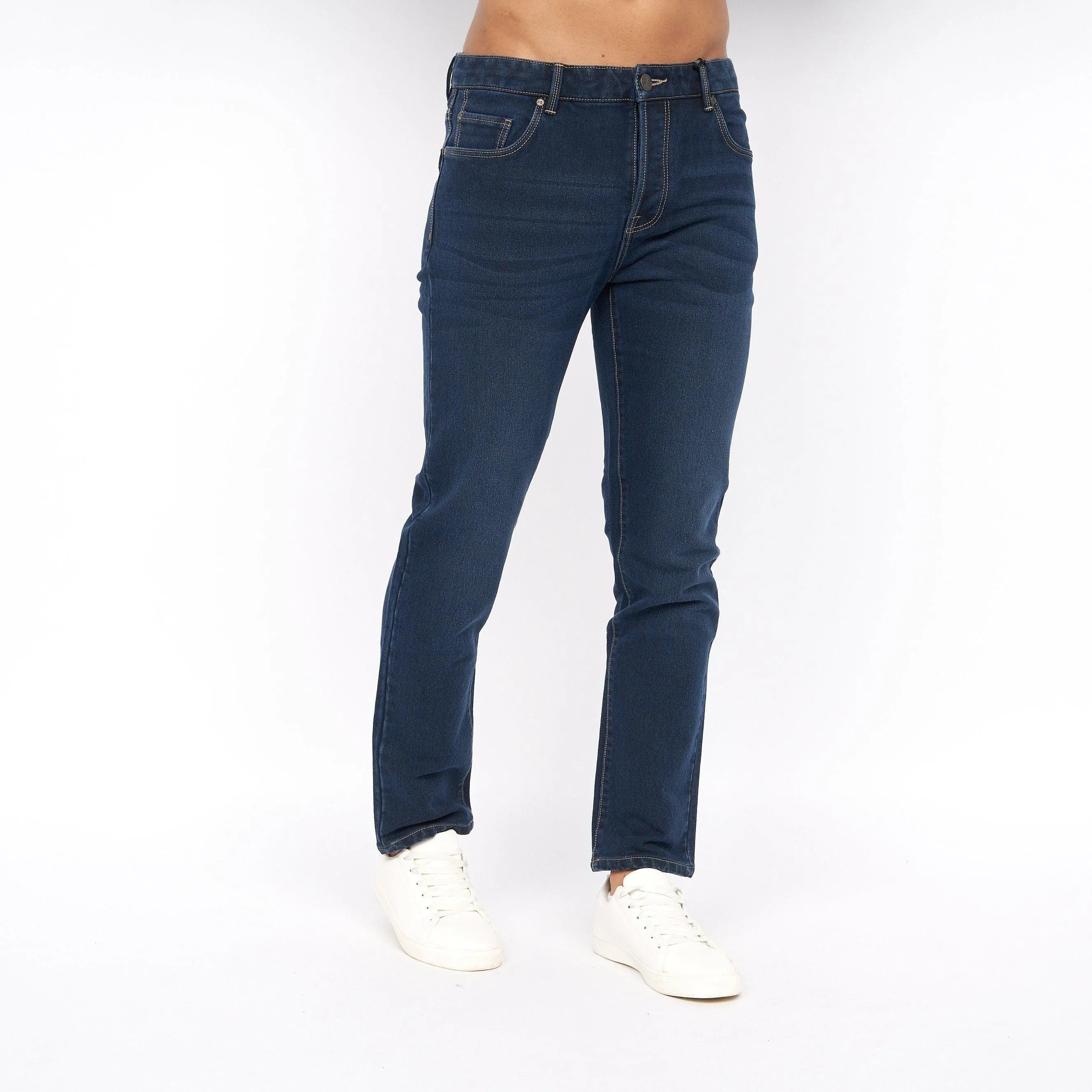 Crosshatch Mens Lampoons Slim Fit Jeans Dark Wash sold by Brand Corner product image thumbnail 2