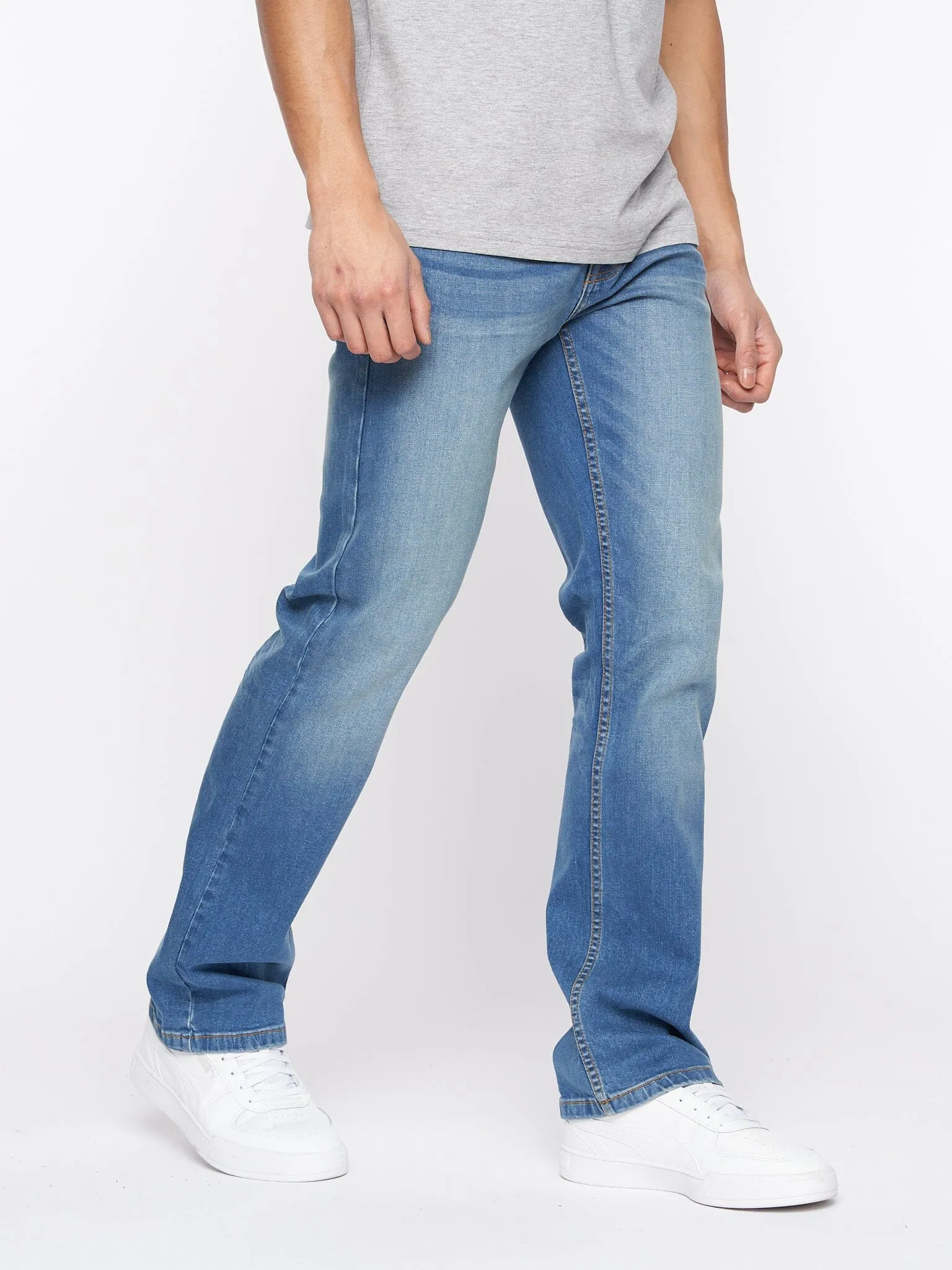 Mens Winsbury Bootcut Jeans Stone Wash sold by Brand Corner product image thumbnail 4