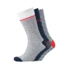 Money Mens Dot Trio Socks 3pk - Lt Grey/Night Sky sold by Brand Corner