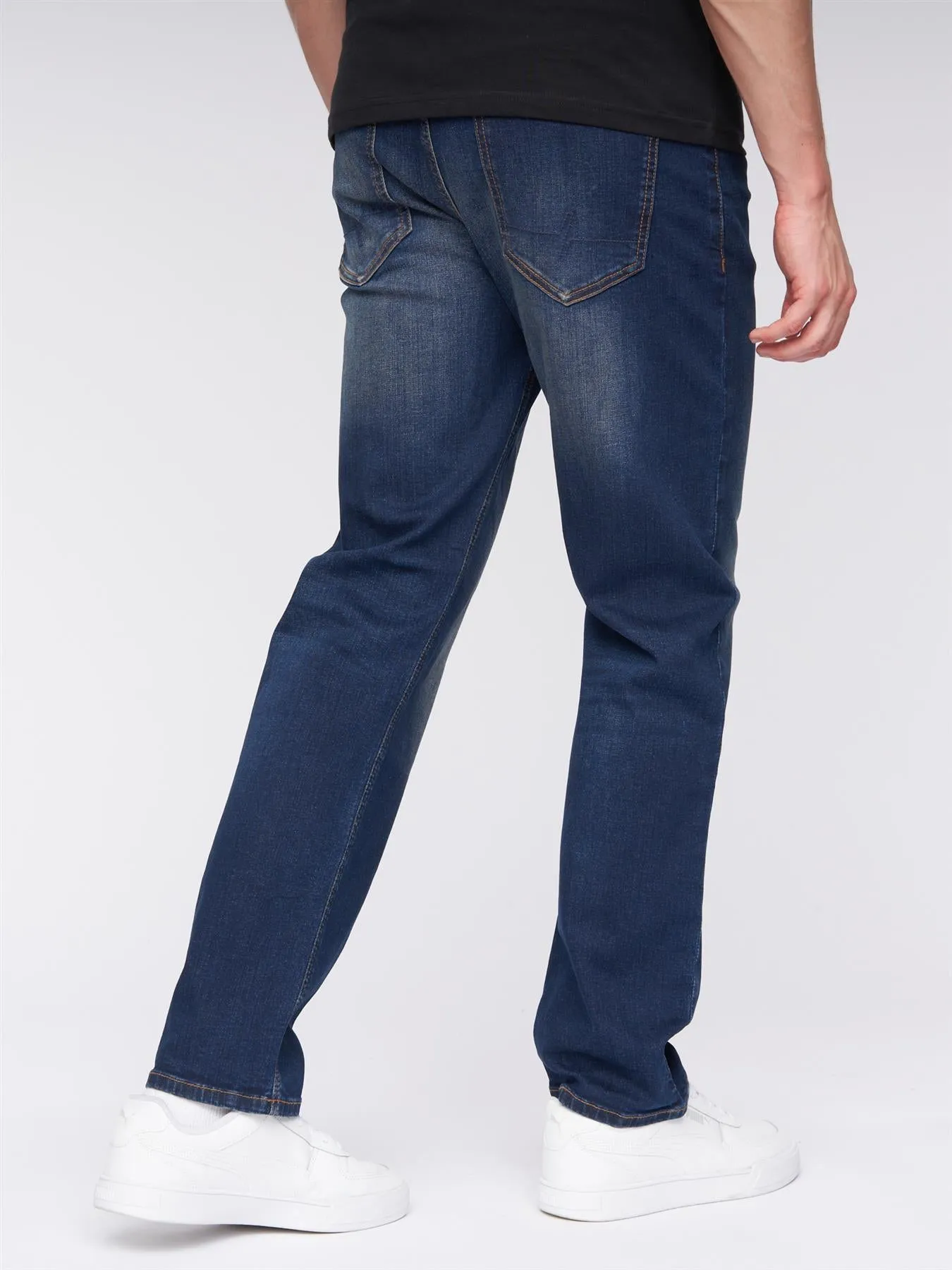 Mens Breeze Straight Fit Jeans Dark Wash sold by Brand Corner product image thumbnail 4