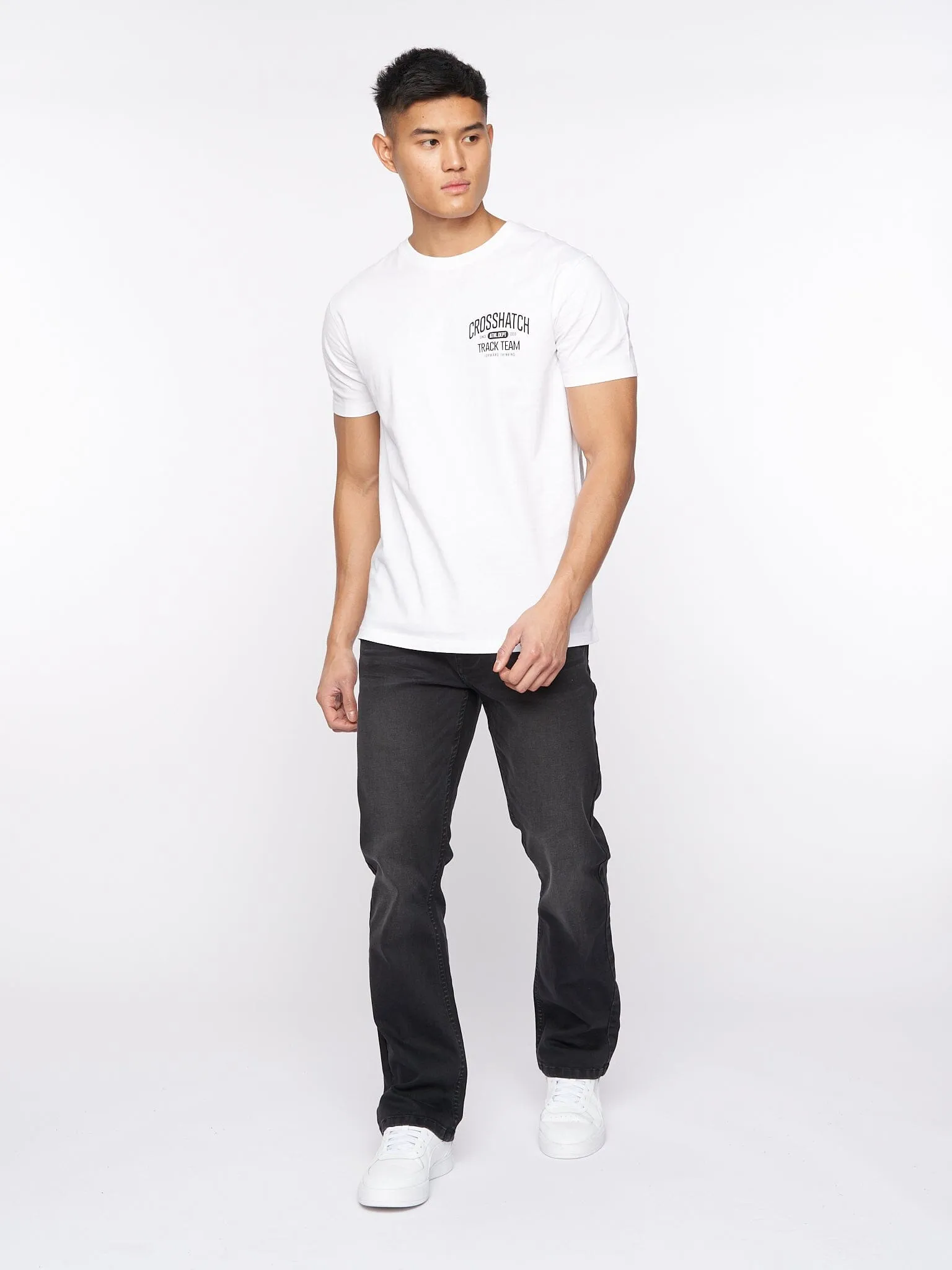 Mens Winsbury Bootcut Jeans Black Wash sold by Brand Corner product image thumbnail 2