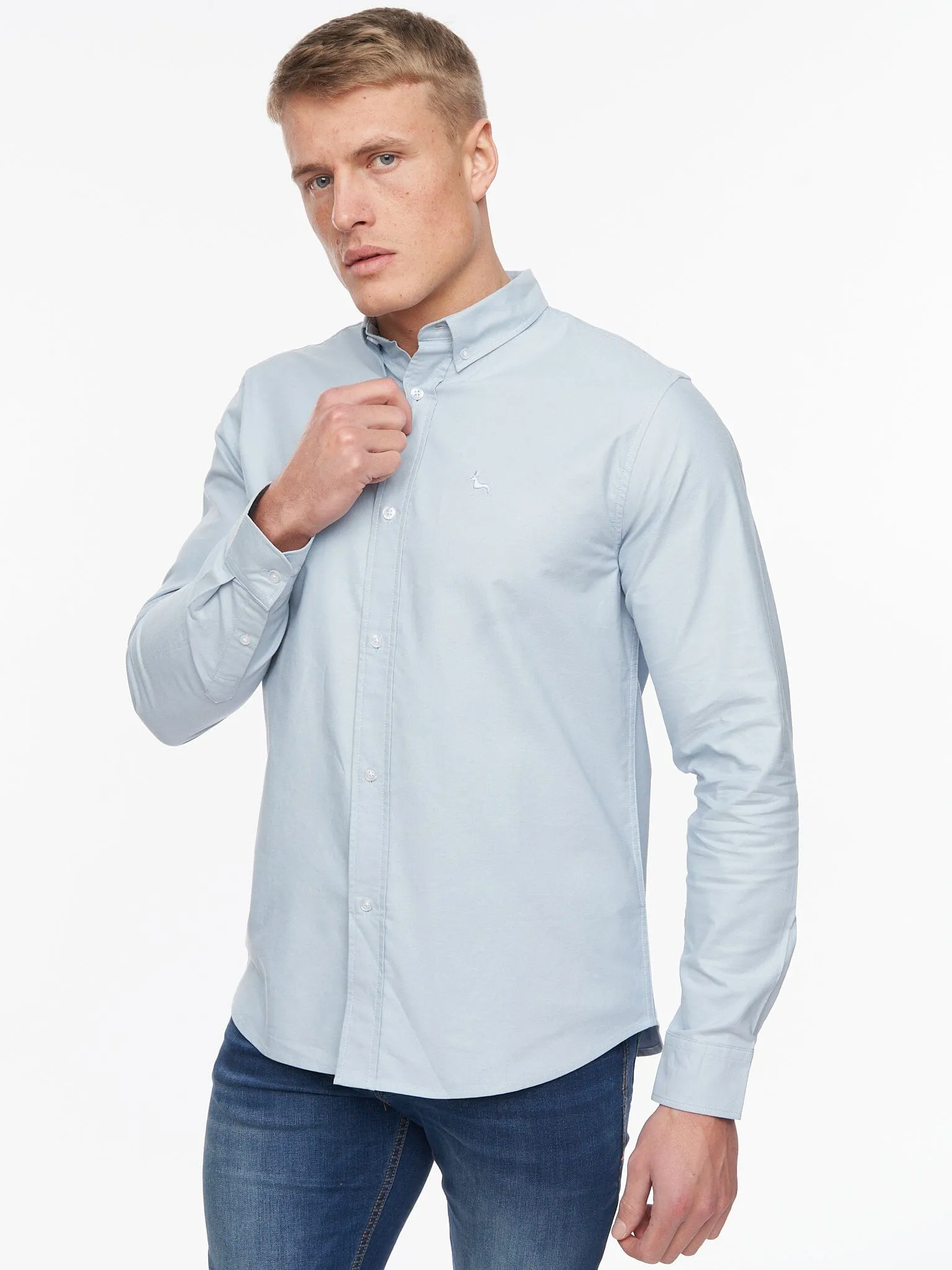 Ervin Oxford Shirt Light Blue sold by Brand Corner