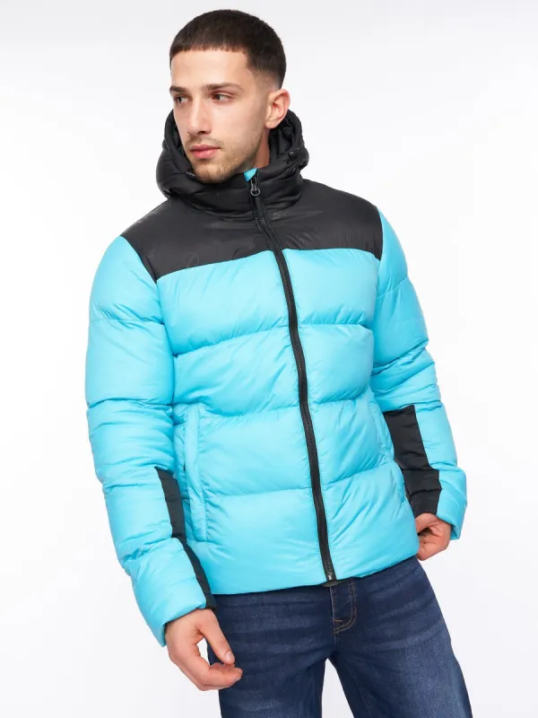 Chemerley Hooded Jacket Turquoise sold by Brand Corner