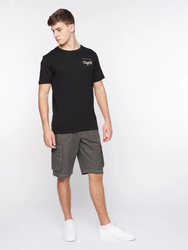 Kyron Cargo Shorts Charcoal sold by Brand Corner
