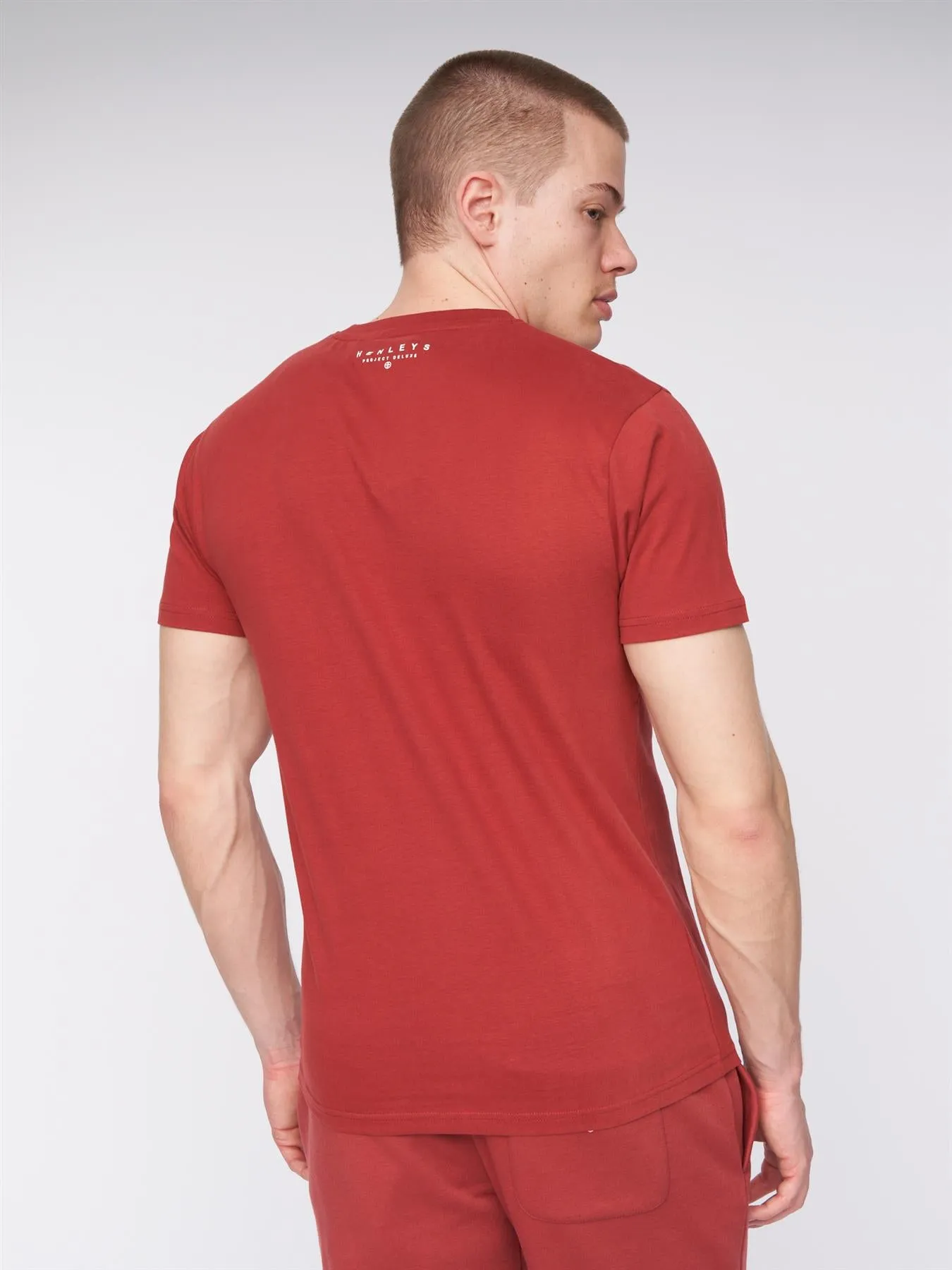Mens Curveball T-Shirt Deep Red sold by Brand Corner product image thumbnail 4