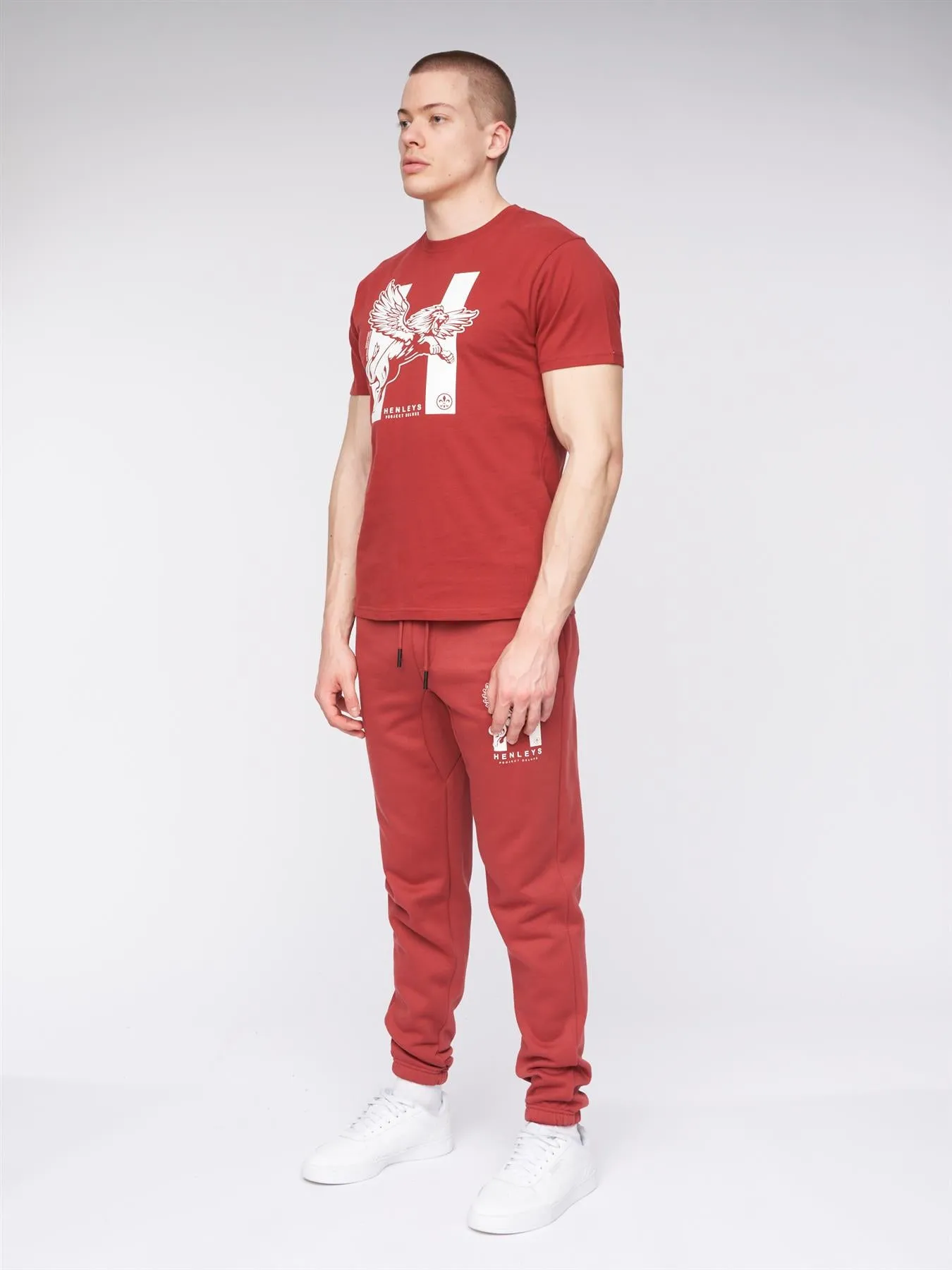 Mens Curveball T-Shirt Deep Red sold by Brand Corner product image thumbnail 2