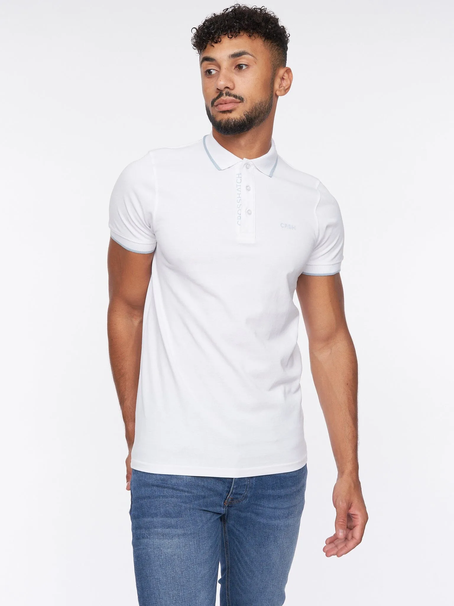 Kendrick Polo White sold by Brand Corner