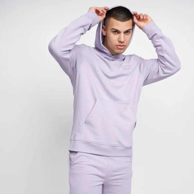 Crosshatch Mens Emmson Hoodie Light Purple sold by Brand Corner