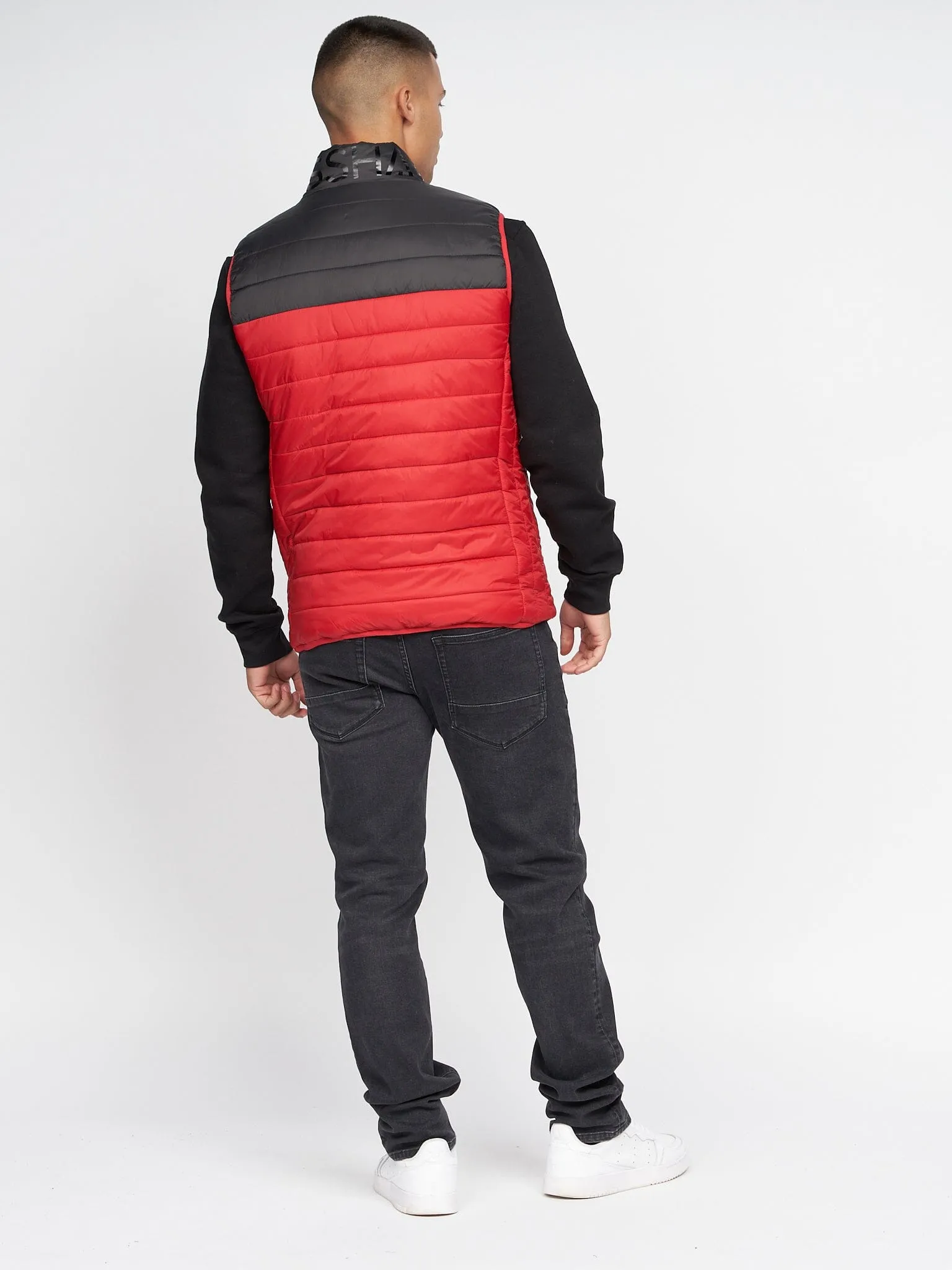 Presnell High Neck Gilet Red sold by Brand Corner product image thumbnail 5