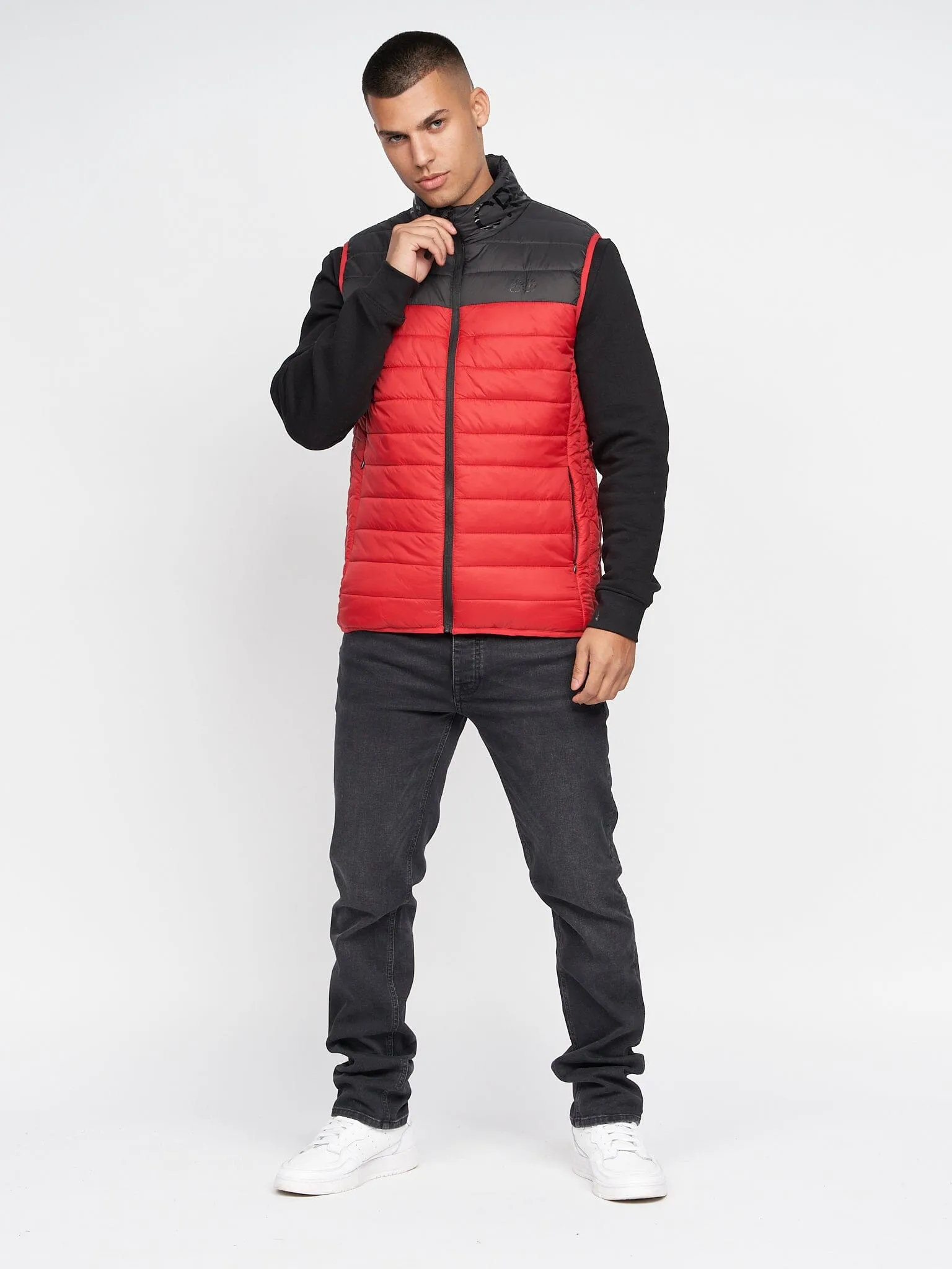 Presnell High Neck Gilet Red sold by Brand Corner product image thumbnail 4