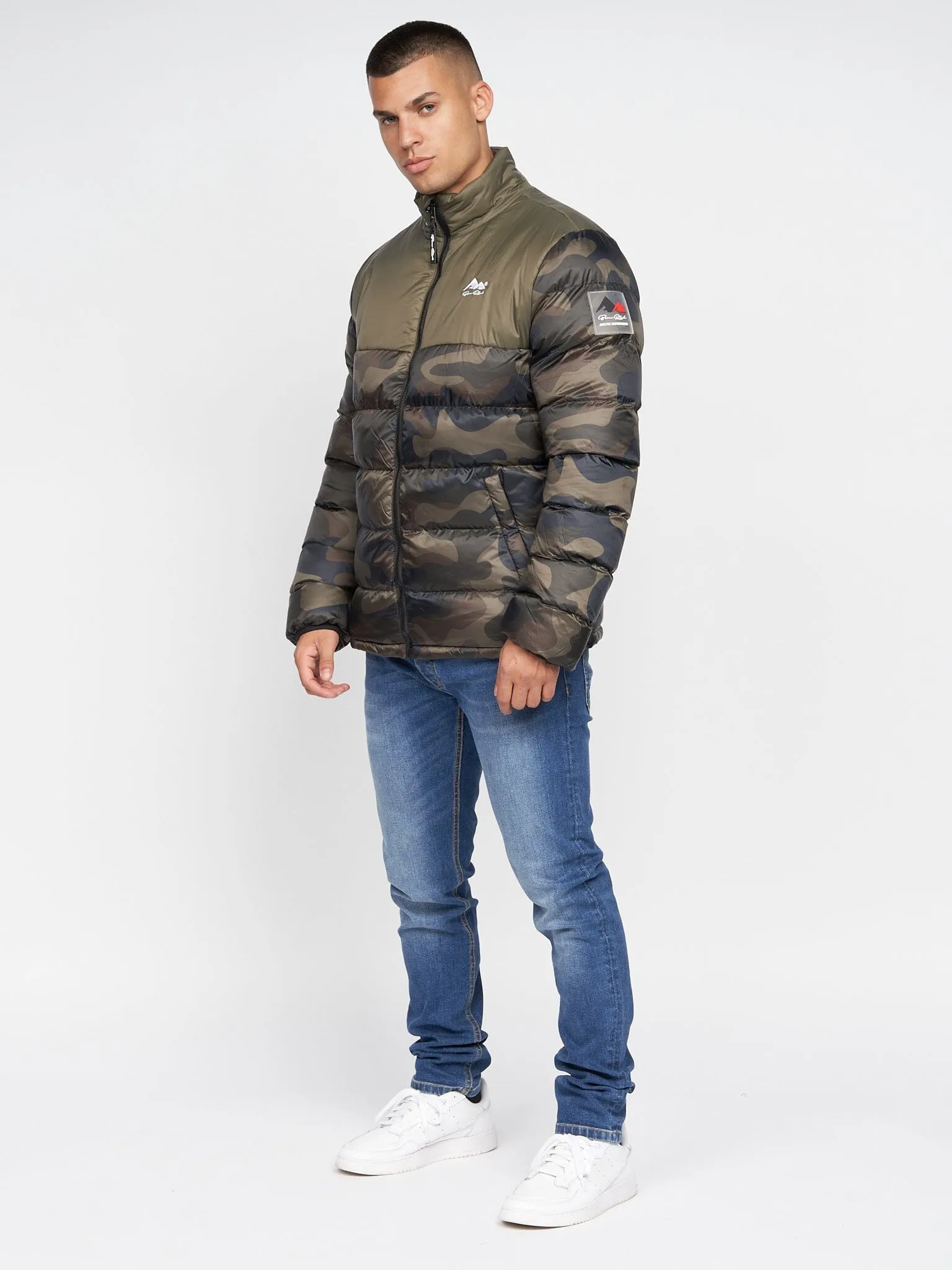 Carlito Oversized Puffa Olive Camo sold by Brand Corner product image thumbnail 2