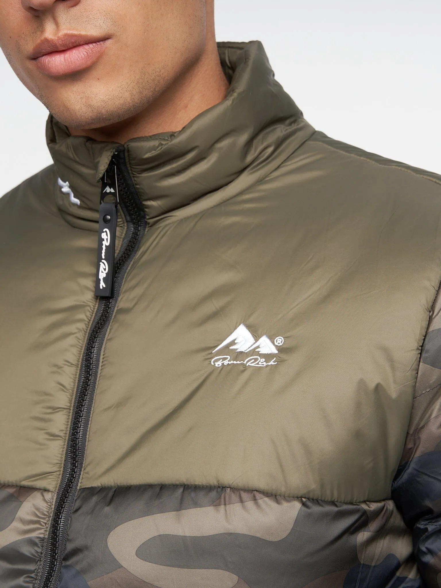 Carlito Oversized Puffa Olive Camo sold by Brand Corner product image thumbnail 5