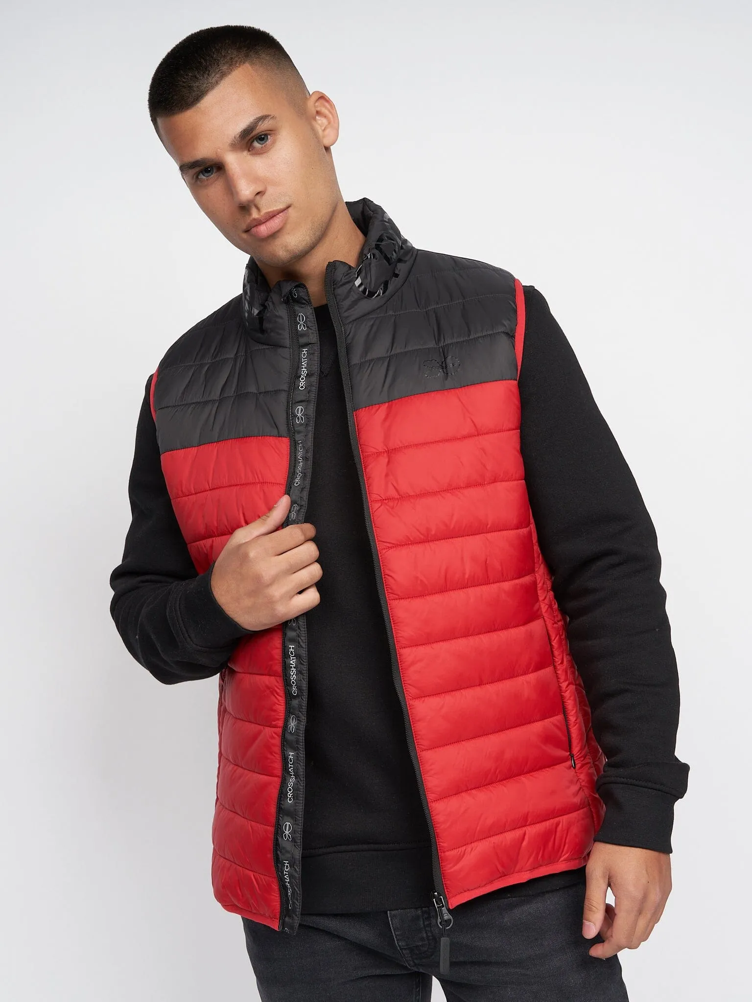 Presnell High Neck Gilet Red sold by Brand Corner product image thumbnail 2