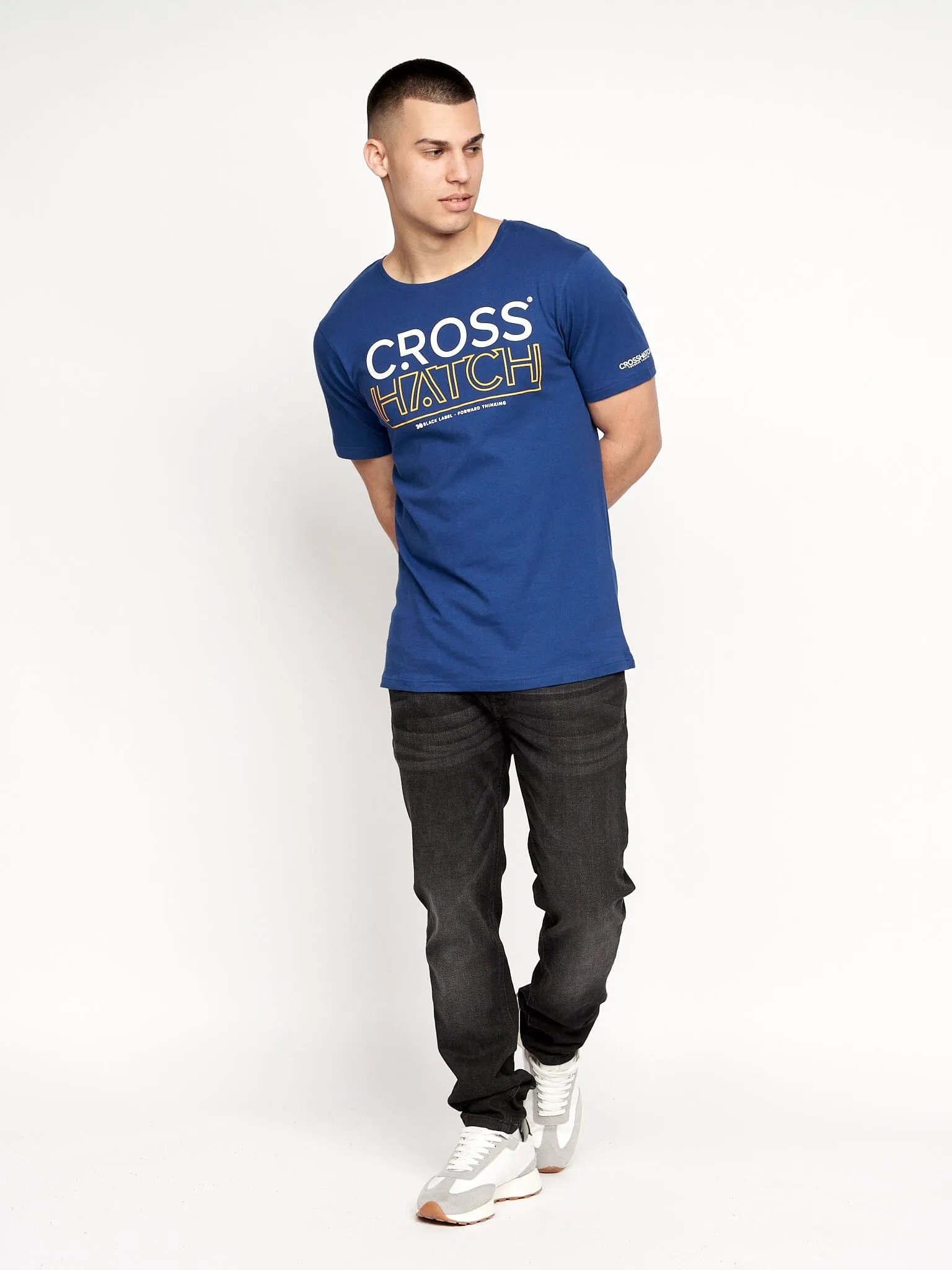 Alstan T-Shirt 2pk Navy/Grey Marl sold by Brand Corner product image thumbnail 3