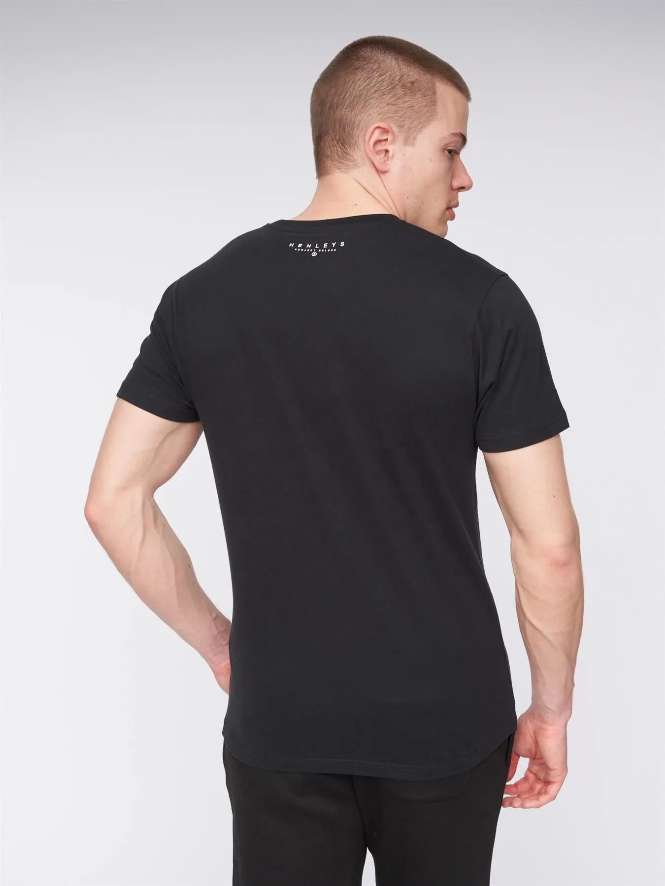 Mens Curveball T-Shirt Black sold by Brand Corner product image thumbnail 4